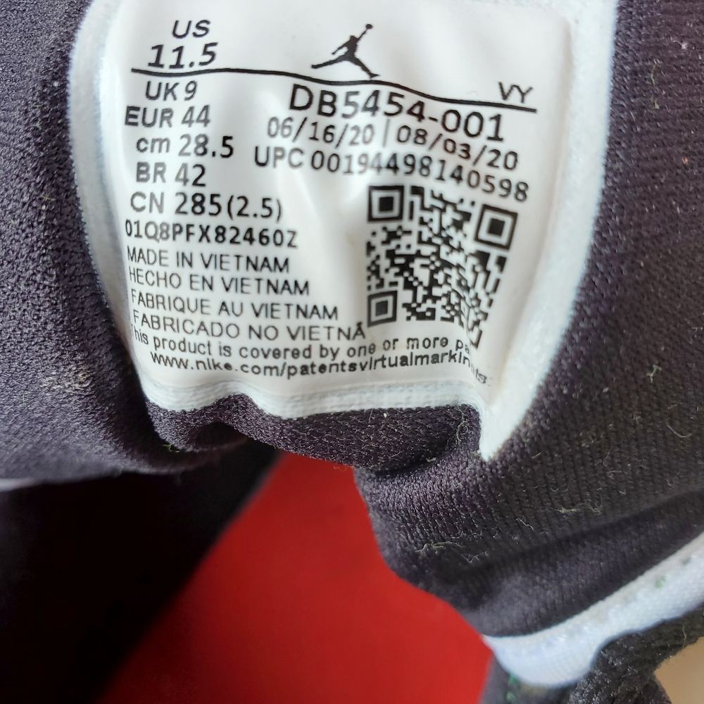 Air Jordan Multicolor High-Top Sneakers - Picture 6 of 8